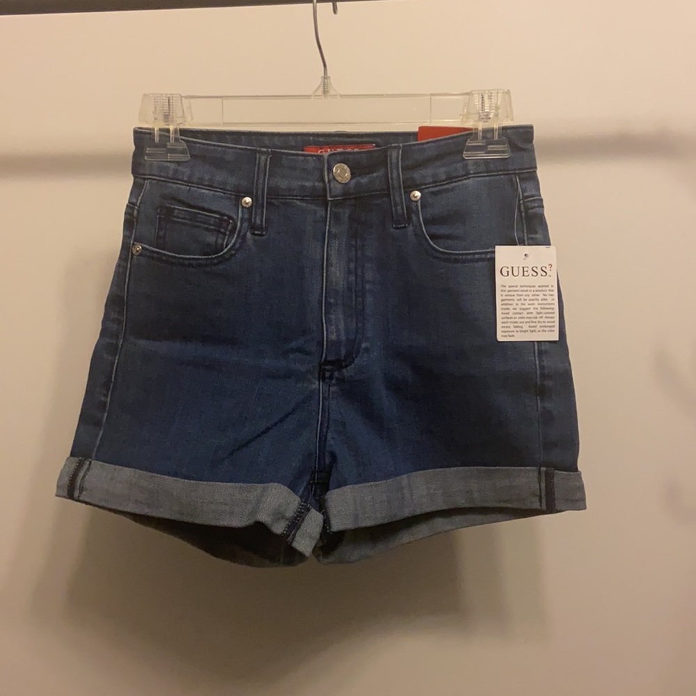 High-Waisted Denim Shorts